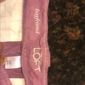 Ann Taylor LOFT boyfriend jeans in rose size 10P